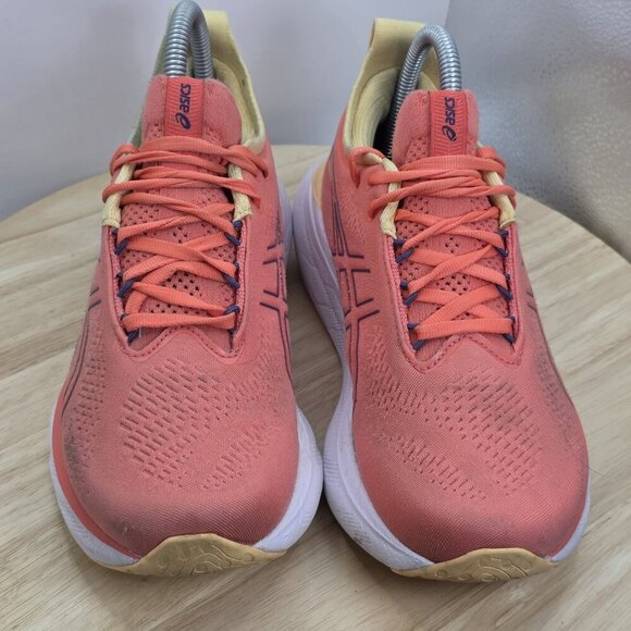 Asics Gel-Nimbus 25 Shoes Orange Walking Running Sneaker 1012B356 women - sz 7.5 - Picture 3 of 8